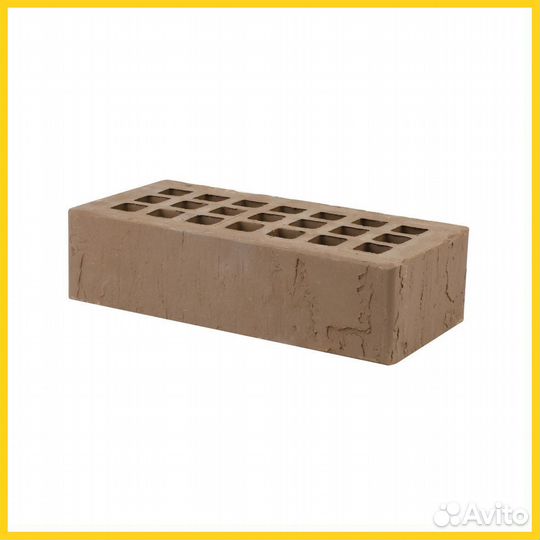 Облицовочный железногорский кирпич коричневый