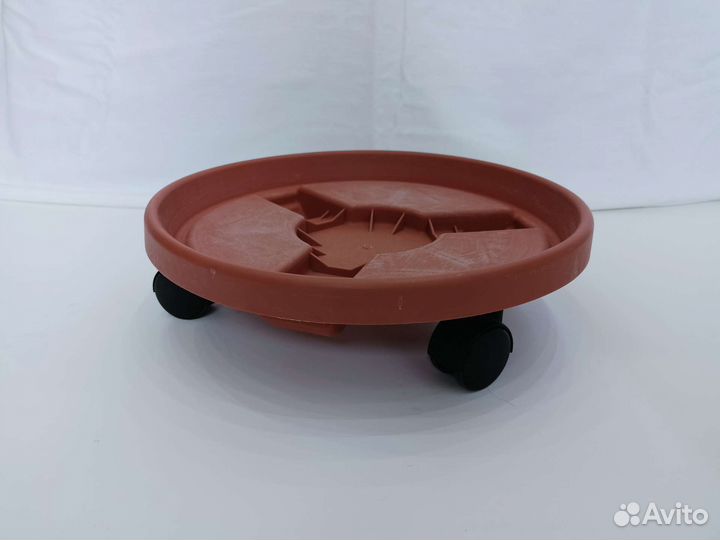 Подставка на колесах для горшка или кашпо 30 см