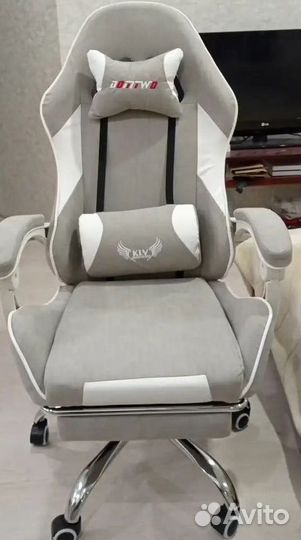 Компьютерное игровое кресло геймерское с массажем