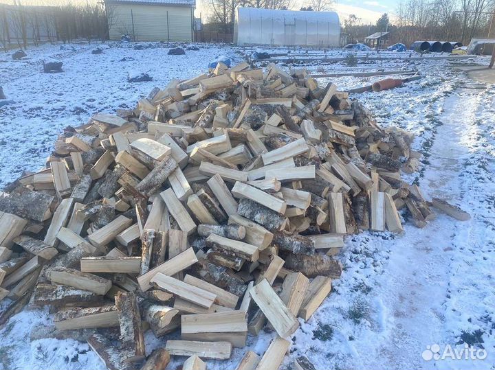 Дрова березовые. Колотые