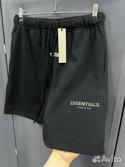 Хлопковые шорты Essentials Fear of God (оверсайз)