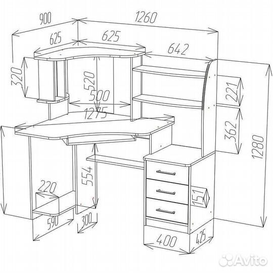 Комп и письменные столы