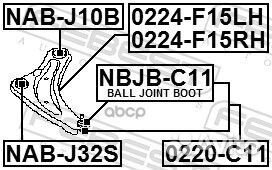 Рычаг нижний левый Nissan Juke 1.6/1.5DCi 10