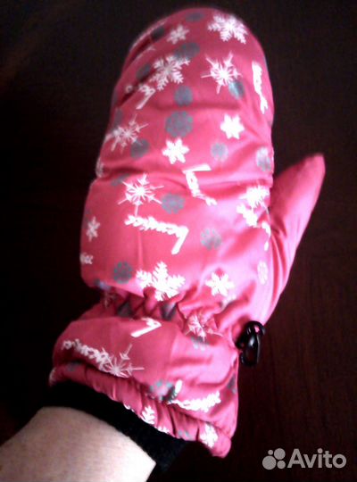 Варежки зимние женские, тёплые красивые