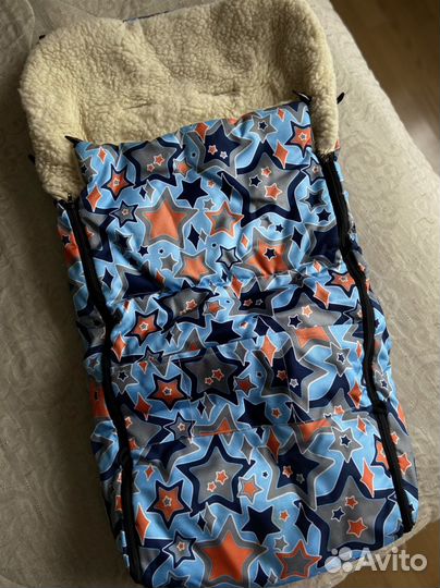 Зимний чехол на коляску/санки