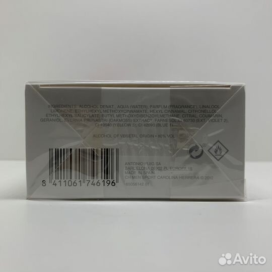 Carolina Herrera - CH Sport 100ml Оригинал