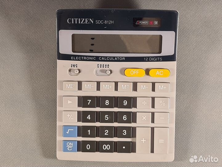 Калькулятор Citizen SDC-812H