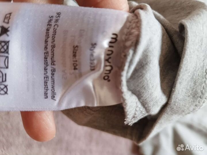 Футболка на девочку 104 minimo новая