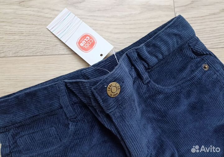 Новые 128 см брюки вельветовые Cool Club