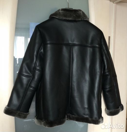 Дубленка авиатор женская