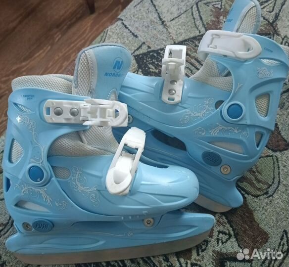 Коньки раздвижные 30-33