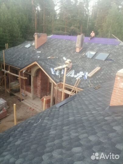 Крыша кровельные работы