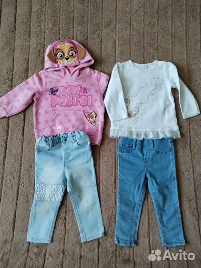 Комплект для девочки 80-86