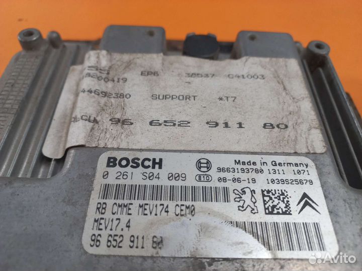 Эбу двигателем Peugeot 308 1.6 EP6 Механика