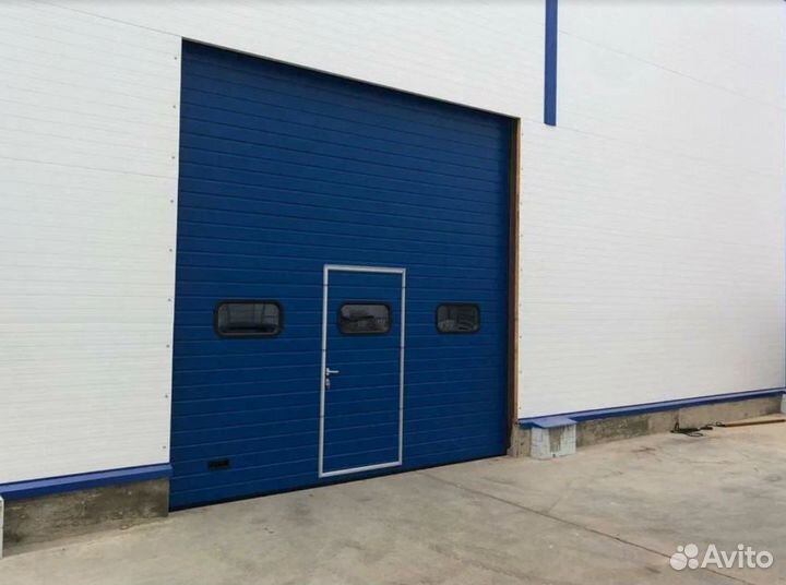 Секционные ворота фирм. Alutech с установкой