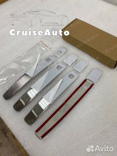 Хром накладки на ручки Land Cruiser 200, узкие