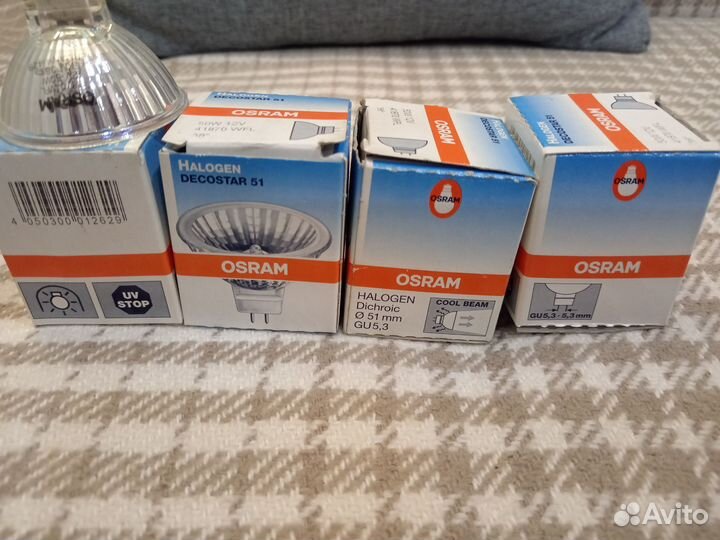 Лампочки галогеновые osram