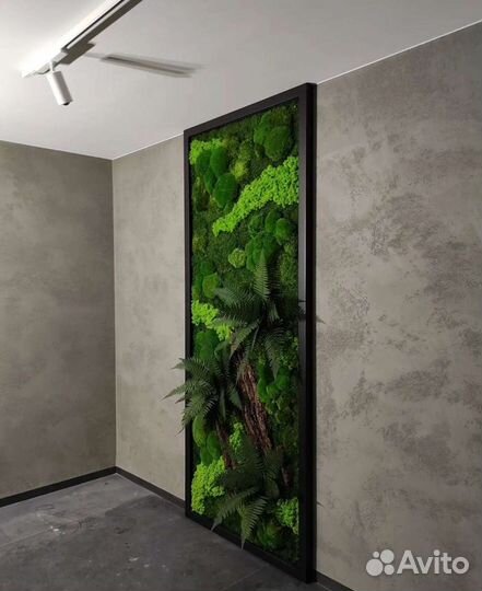 Фитокартина фитостена панно из мха мох