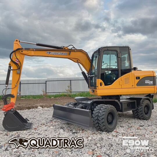 Колёсный экскаватор Quadtrac E90W, 2023