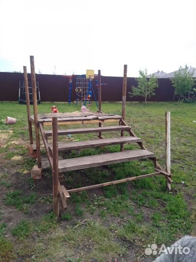 Крыльцо. Каркас крыльца