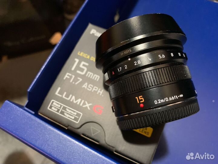 Panasonic 15mm f1.7, новый