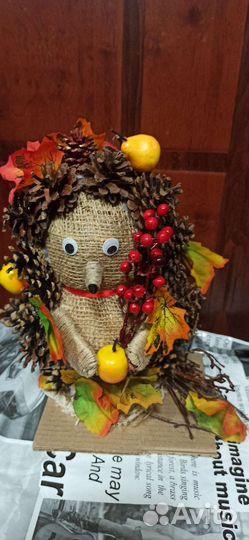 Осенняя поделка из природных материалов