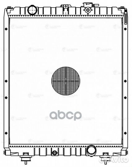 Радиатор охл. для а/м Hyundai HD/County (98)