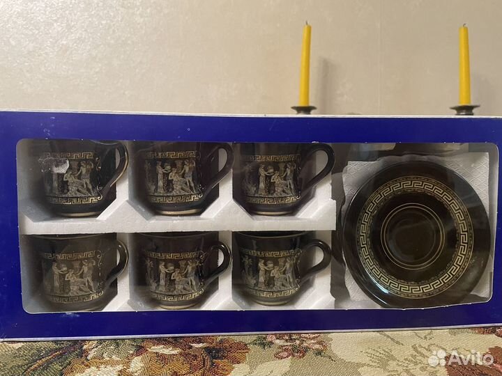 Новый Кофейный сервис Hand Made Греция