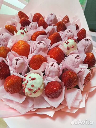 Съедобные букеты, шоколадные цветы