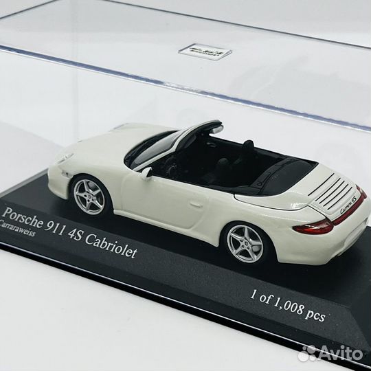 Porsche 911 4S Carrera 2008 Minichamps 1:43