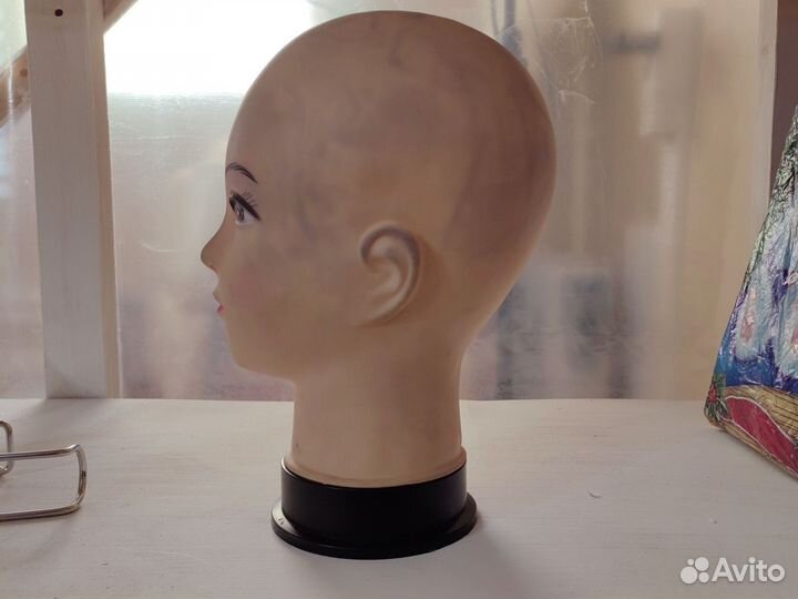Манекен голова для шапок