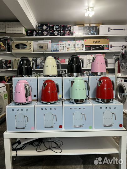 Чайник Smeg KLF03rdeu красный