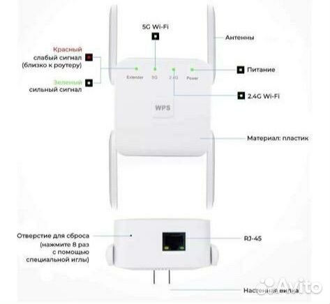 Репитер WI FI уснлитель радиуса сети