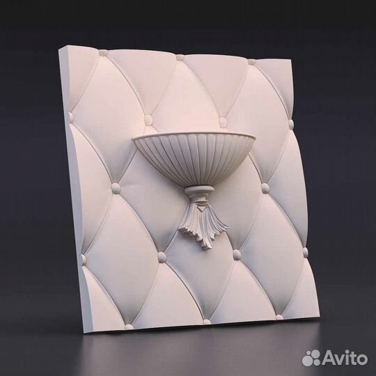 Гипсовая 3D панель 