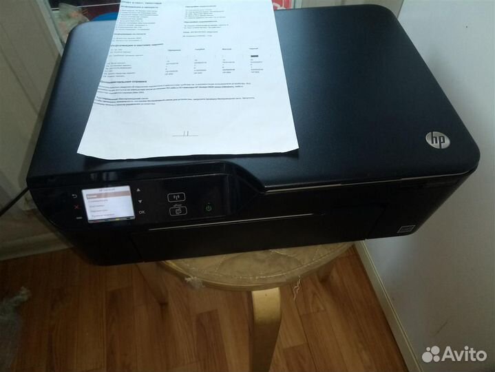 Мфу HP с wifi, печатают черным