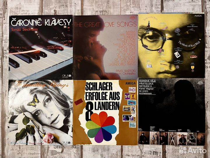 Виниловые пластинки Европа 60-80 года