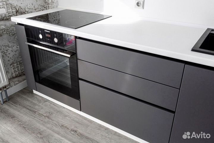 Угловая кухня с мдф фасадами