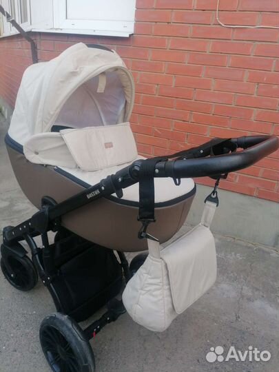 Коляска 2 в 1 эко кожа