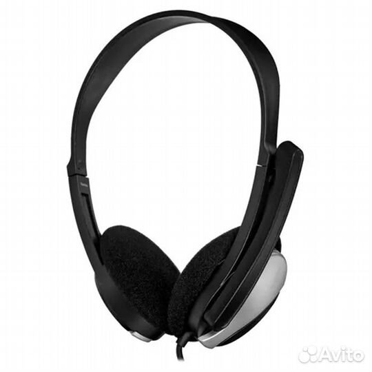 Наушники с микрофоном Hama Essential HS-P100 черны