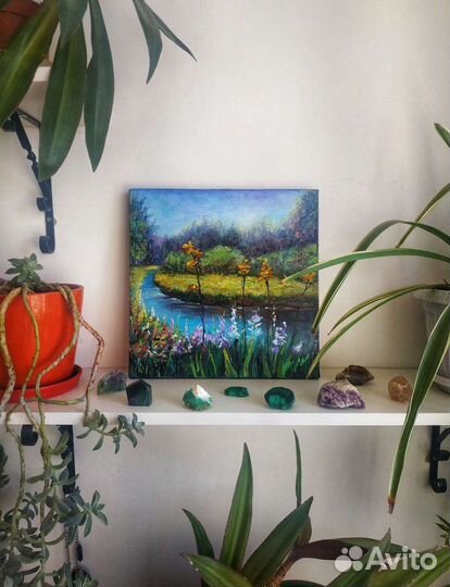 Картина. Лесной пейзаж