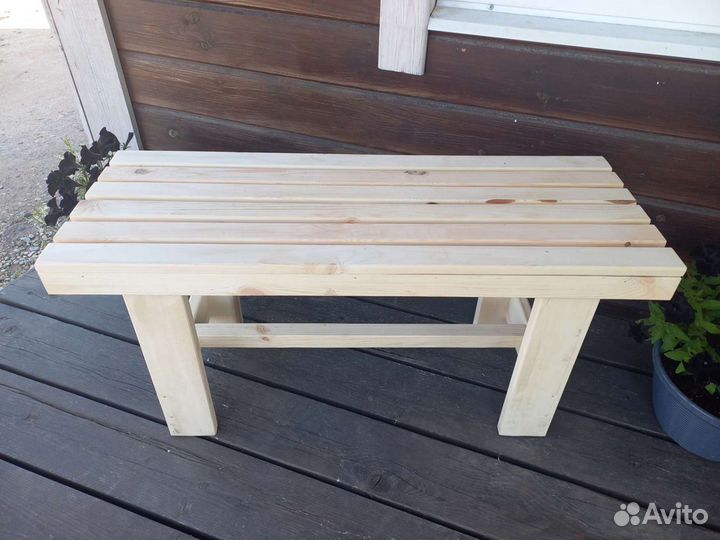 Скамья для бани из осины