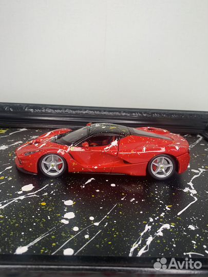 Картина с авто ferrari bburago