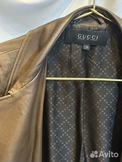 Кожаная куртка Gucci