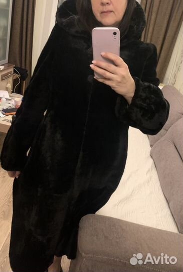 Шуба мутон на размер от 46 до 50