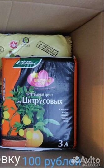 Цветочные горшки / земля / вешалки