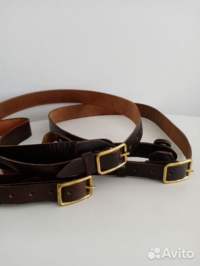 3 ремня к советским офицерским сумкам, цена за все