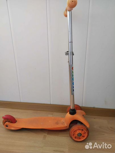 Самокат детский трехколесный бу