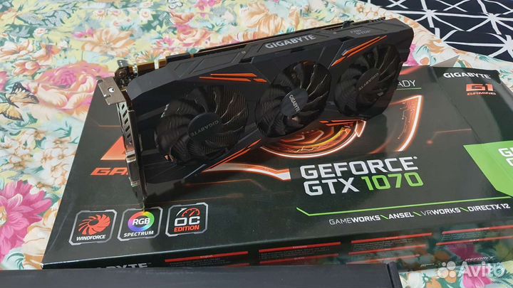 Видеокарты gtx 1070 8 gb