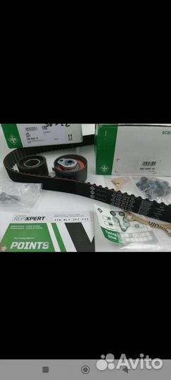 Комплект грм +помпа volvo