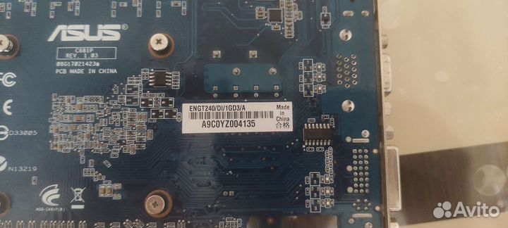 Видеокарта asus gt 240 1 gb